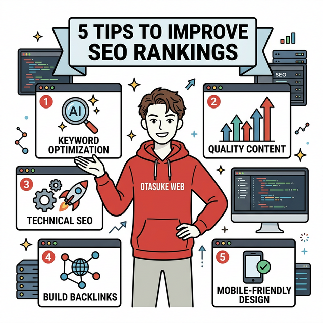 検索順位を上げるために今すぐできる5つのこと