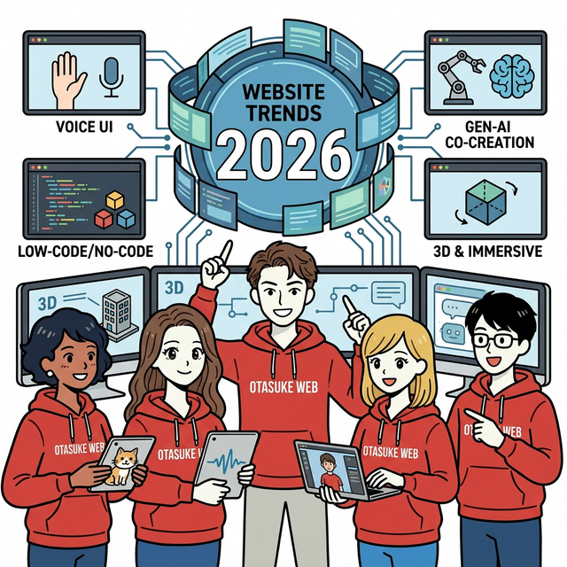 WEB制作のトレンド2026年版｜AI時代に必須の最新技術と対策